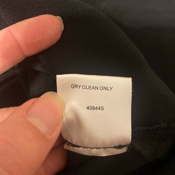 Romeo + Juliet Couture Black Tank with Ostrich Feather hem - Picture 6 of 6